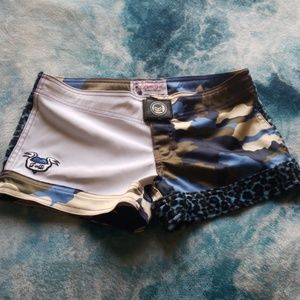 Fighter Girls Women's MMA Mini Board Shorts